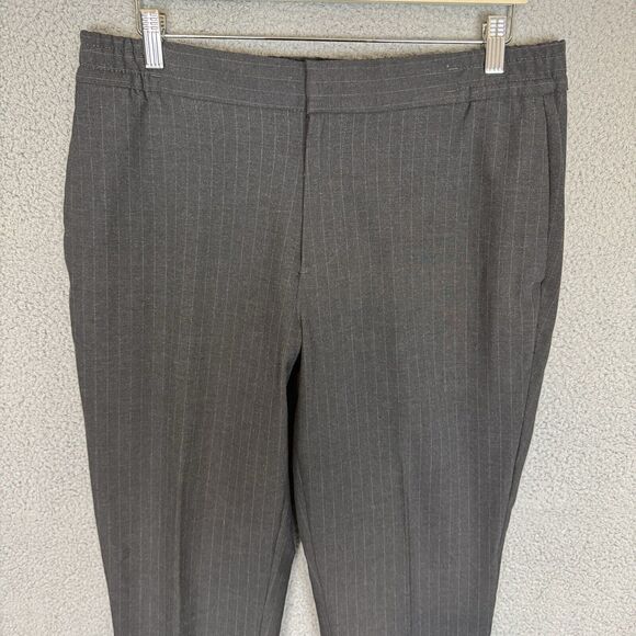 Banana Republic Pants Mens 34x29 Grey Mason Athletic Tapered Fit Chino Stretch - Picture 2 of 8